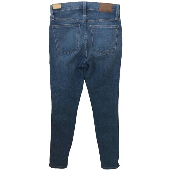 Madewell 10" High Rise Skinny Jeans Women’s 27/4 Blue Stretch Medium Wash Denim - Picture 5 of 13